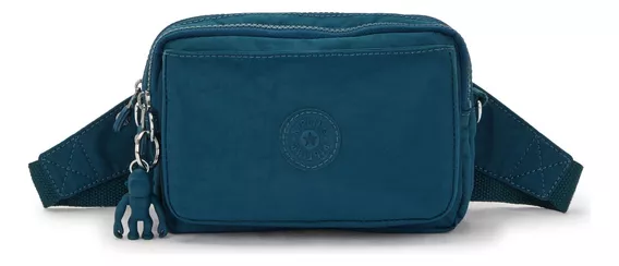 Bolsa Crossbody Kipling Ki441529v Diseño Liso  Cosmic Emerald