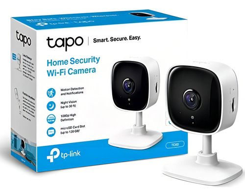 Câmera De Segurança Tp-link Tapo Tc60 Cor Branco