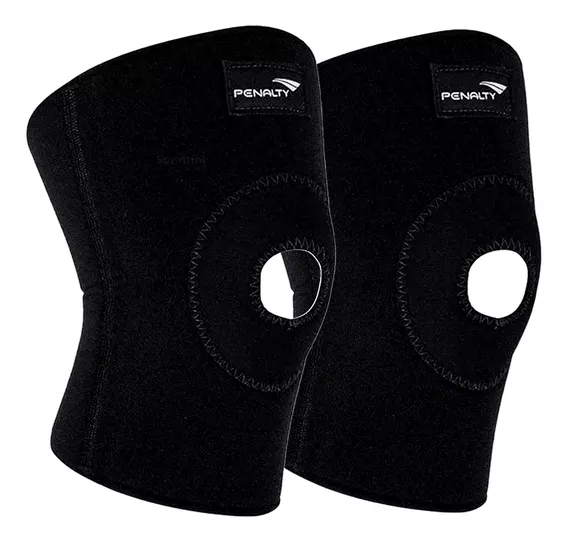 Joelheira Suporte Para Rotula Neoprene Preto - Original