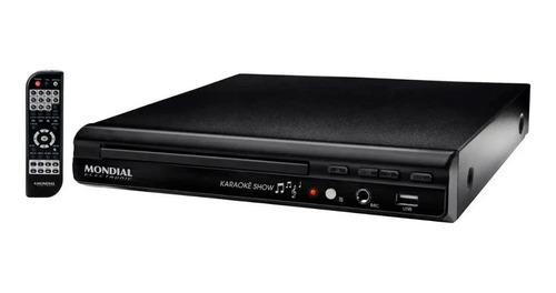 Dvd Player Mondial D 20 Com Função Karaokê E Usb Bivolt Loi