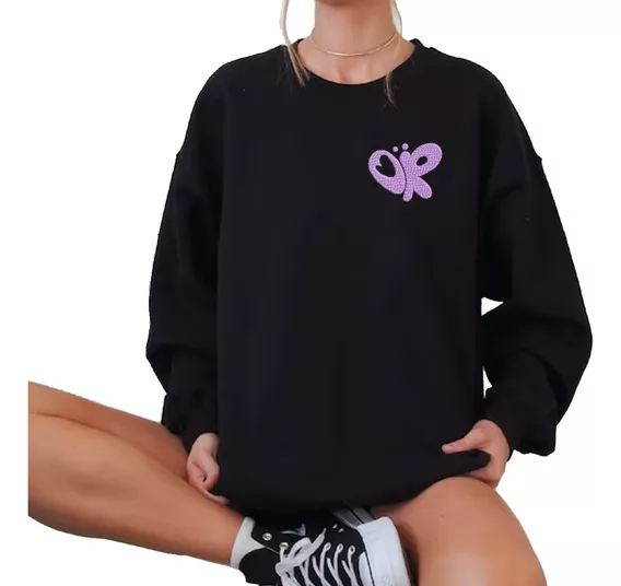 Sudadera Bordada Olivia Rodrigo Logo Or