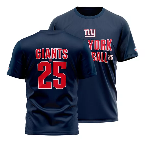 Camiseta Nfl New York Giants Classic Marinho Sport America