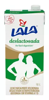 Leche Uht Lala Deslactosada Semi 1l