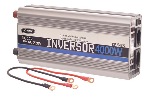 Inversor Veicular 4000w 12v 220v Energia Solar Off Grid Knup