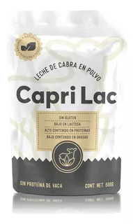 Capri Lac Leche De Cabra En Polvo Gluten Free 500 Grs