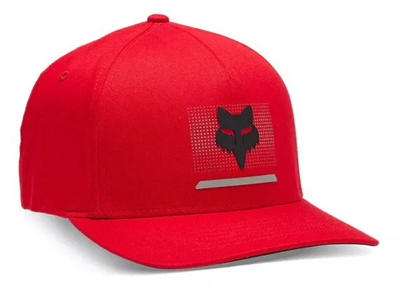 Gorra Cachucha Fox Roja Mtb Flex 45 Flexfit Drk Rd