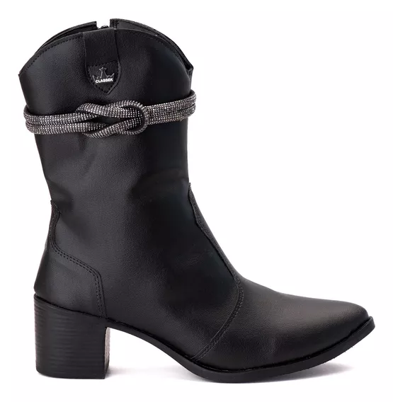 Bota Feminina Western Country Boiadeira Bico Fino