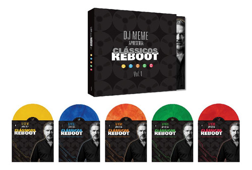 Box Vinil Dj Meme - Dj Meme Apresenta Clássicos Reboot (5 Lp