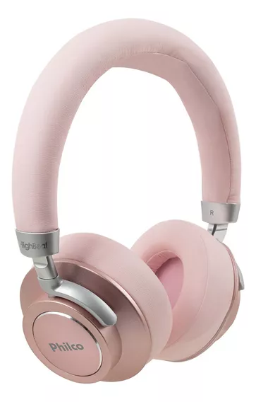 Headphone Philco Pfo03btr Bluetooth Cor Rosa-claro