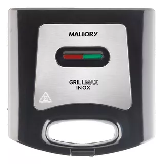 Sanduicheira E Grill Mallory Grillmax Inox Cor Preto 220