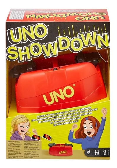 Juego De Cartas Familiar Uno Showdown De 2 A 10 Jugadores