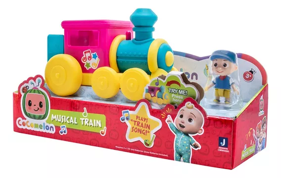 Veículo Cocomelon Musical Train Roda Livre 3315 Candide