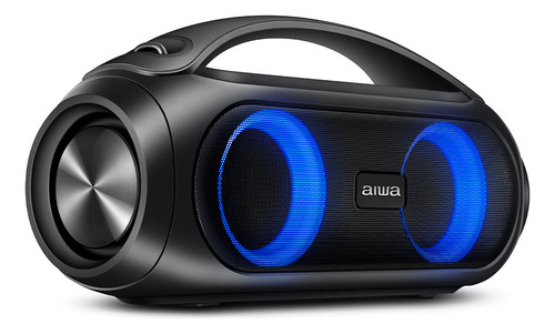 Caixa De Som Boombox Aiwa Aws-bbs-02 50w Bt 4h Ipx5 Rgb Usb