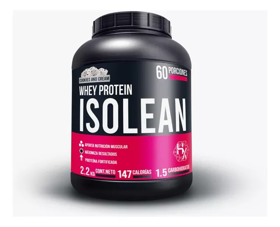 Holix Lab Isolean Proteina Whey Hidrolizada 2.2kg 60serv Sabor Cookies And Cream