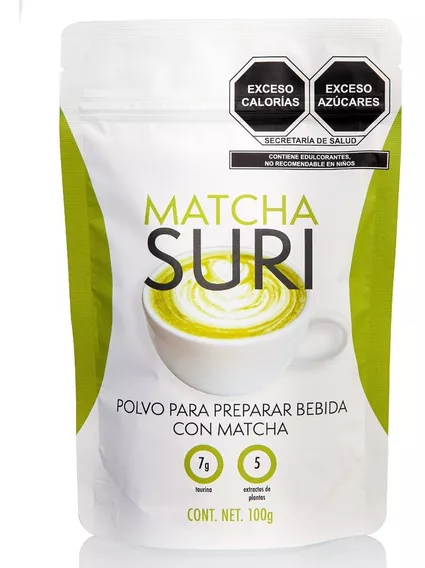 Te Matcha Suri | Polvo Para Preparar Bebida Matcha | 100 G