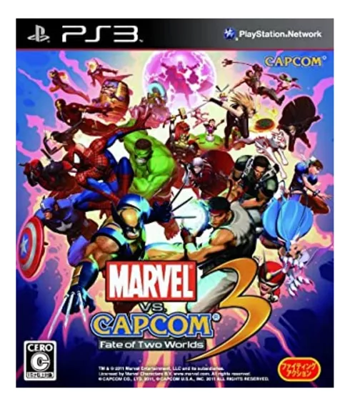 Marvel Vs Capcom 3 Midia Fisica Ps3 - Loja Campinas