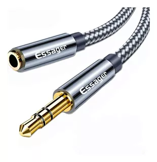 Cable Extension Audio Auxiliar Essager 3.5mm Nylon 2m