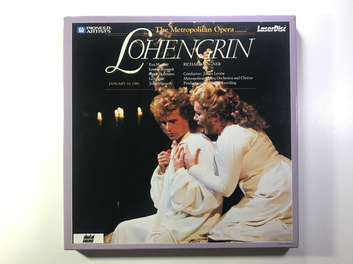 Laserdisc Box Lohengrin Richard Wagner Eva Marton - Kd