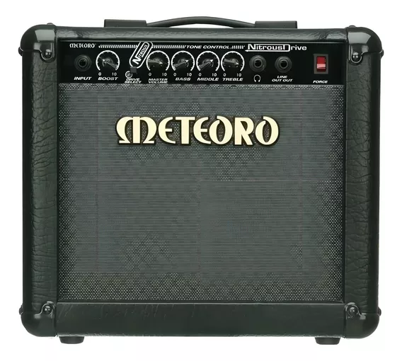 Amplificador Meteoro Nitrous Drive 15 Transistor para guitarra de 15W cor preto 110V/220V