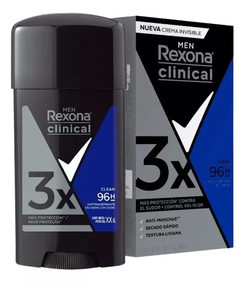 Antitranspirante En Crema Rexona Rexona Men Clinical 58 g