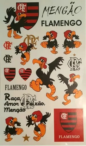 18 Adesivos Do Flamengo  Produto Licenciado