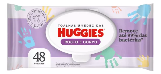 Lenços Umedecidos One & Done 48 Unidades Huggies