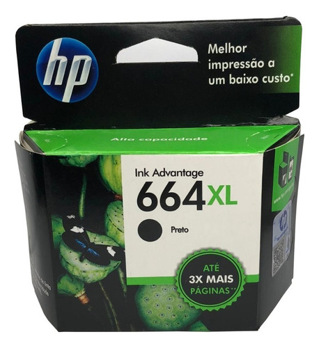 Cartucho Jato De Tinta Ink Advantage 664xl Black