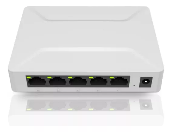 Switch 5 Portas Gigabit De Rede Hub 1000mbps Rj45 Bivolt Lan