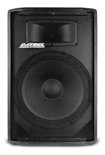 Alto-falante Datrel AT15-300 com bluetooth preto 110V/220V