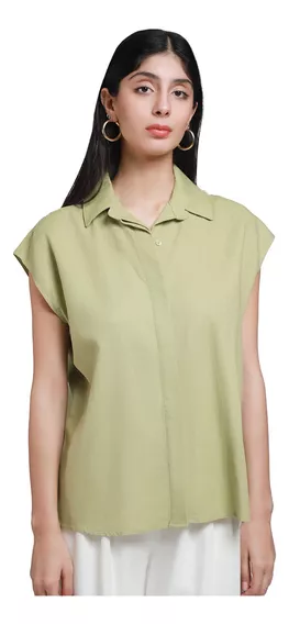 Blusa Manga Corta Lob Dbtm1240 Mujer