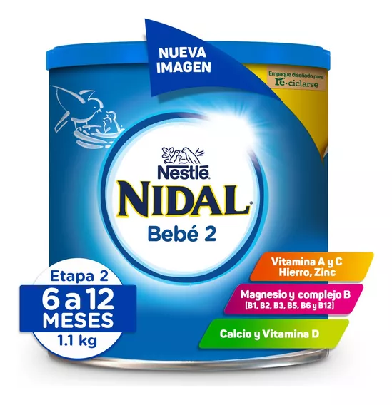 Fórmula de Continuación Nidal Bebés de 6 a 12 meses 1.1kg