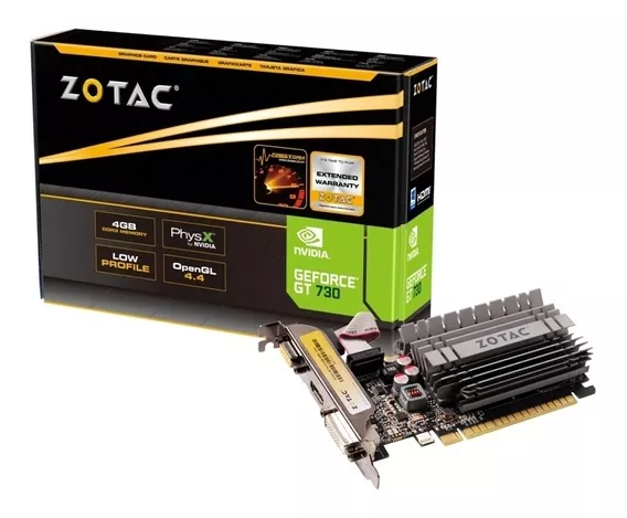 Placa de vídeo Nvidia Zotac  GeForce 700 Series GT 730 ZT-71115-20L 4GB