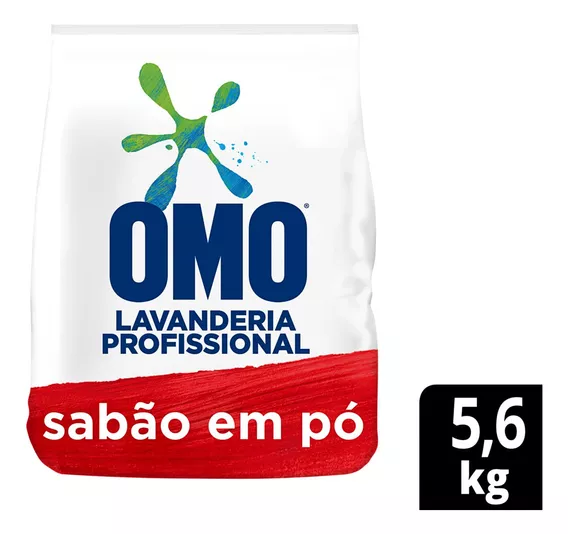 Sabão Em Pó lavanderia Profissional 5,6kg Omo