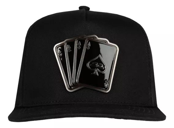 Gorra Jc Hats Poker Black On Black Edicion Especial