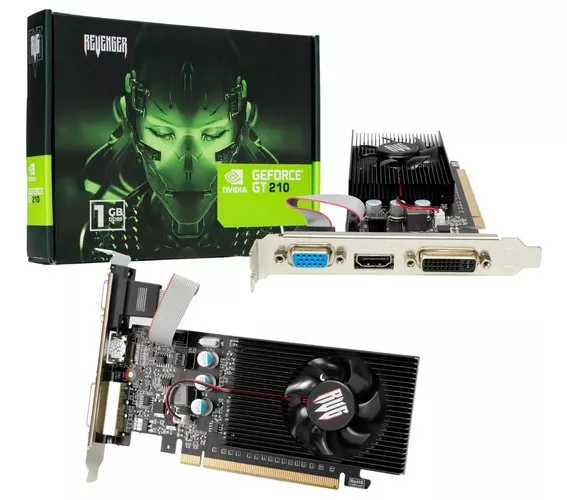 Nvidia Revenger GT 210 Placa De Vídeo Nvidia 1gb 64bit Ddr3