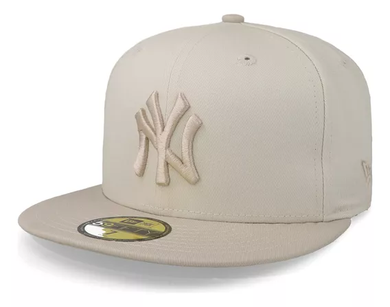 Gorra New Era 59 Fifty White Crown New York Yankees Beige Ce