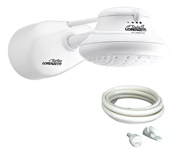 Ducha Lorenzetti Bella Ducha Turbo 6800w 220v Pressurizador Acabamento Brilhante Cor Branco