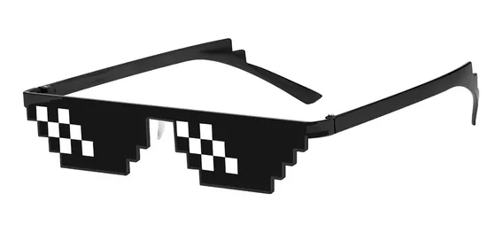 Lentes Thug Life Pixel Meme Gafas Pixeleadas Fiesta 8 Bit