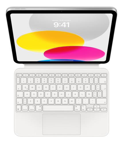 Teclado para tablet Apple Magic Keyboard (10a Gen) branco