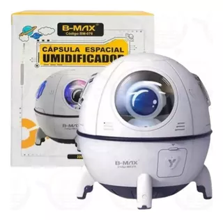 B-Max BM-076 Umidificador Astronaura Cápsula Espacial Branco 110V/220V