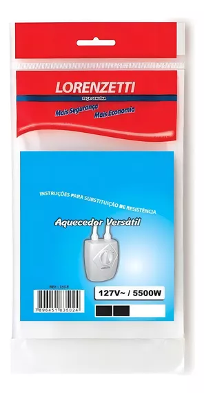 Resistência Lorenzetti Aquecedor Versátil 755 E 5500w 127v