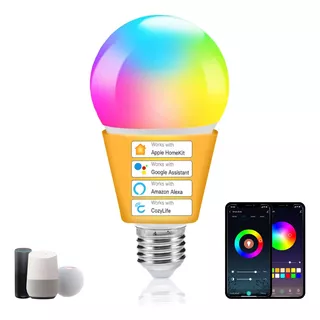 Lâmpadas Dohome Wifi Rgbcw Para Homekit/alexa/google