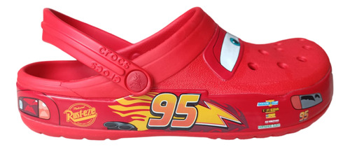 Sandalias Zuecos Rayo Mcqueen Impermeables Disney Pixar