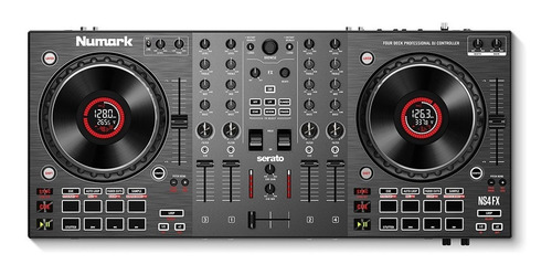 Controladora De 4 Decks Numark Ns4fx