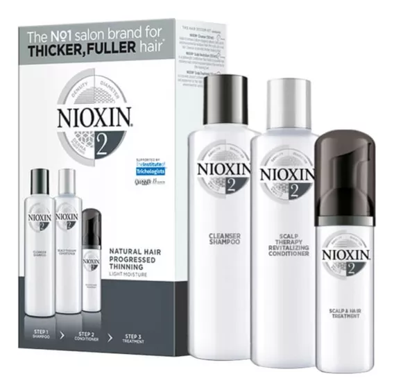 Kit Nioxin 2 Cabello Natural Con Perdida Avanzada