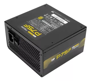 Fuente De Poder Inwin P75f 750w 80+ Gold Pci-e (6+2)x4 Color Negro