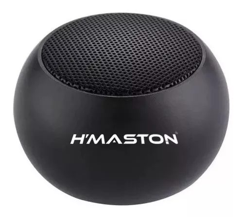 Caixa De Som Tws Metal Mini Speaker Bluetooth Amplificada 3w Cor Preto