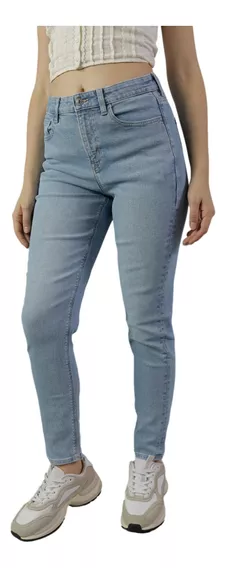 Pantalón Mom Jean American Eagle Mujer Light Wash