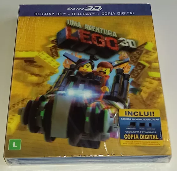 Blu-ray Uma Aventura Lego 3d+2d (duplo/lacrado)