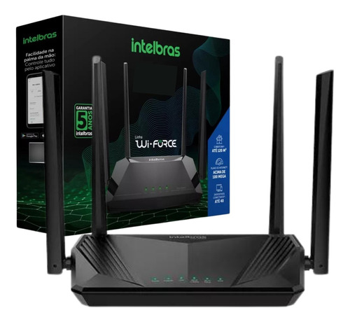 Roteador Intelbras Wi-fi 6 Dual Band Rx1500 Ax1500 Wireless